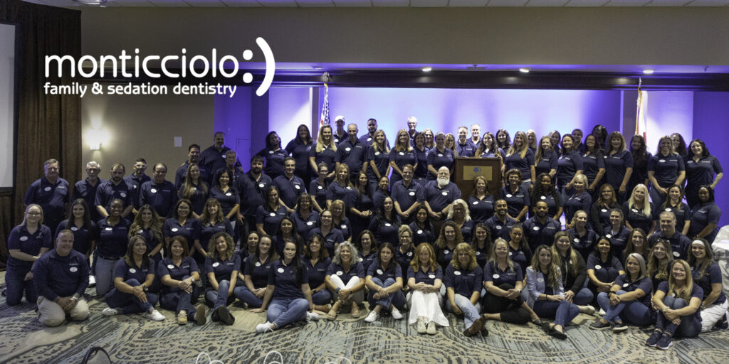 Monticciolo family & sedation dentistry team photo.